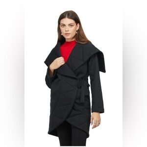 Badgley Mischka Bonded Sherpa Coat